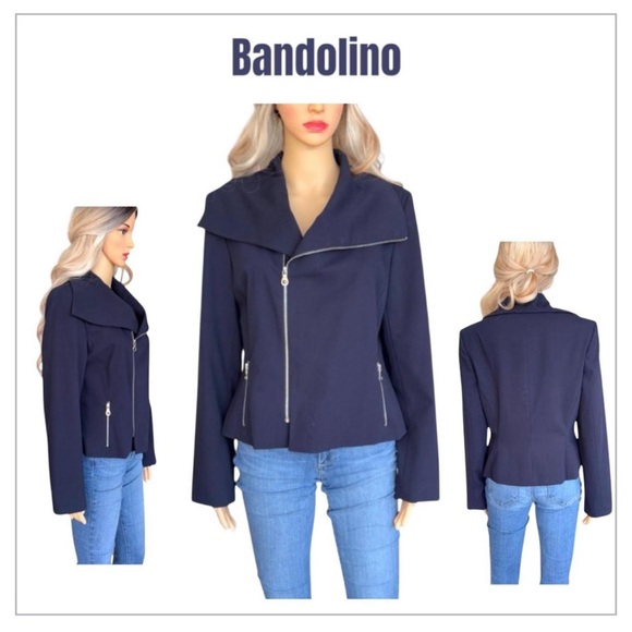 Bandolino - Dark Blue Jacket Size 8 - Picture 1 of 4